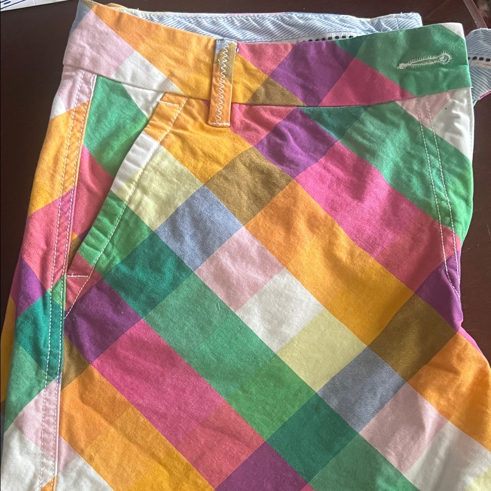 Colorful Plaid Shorts